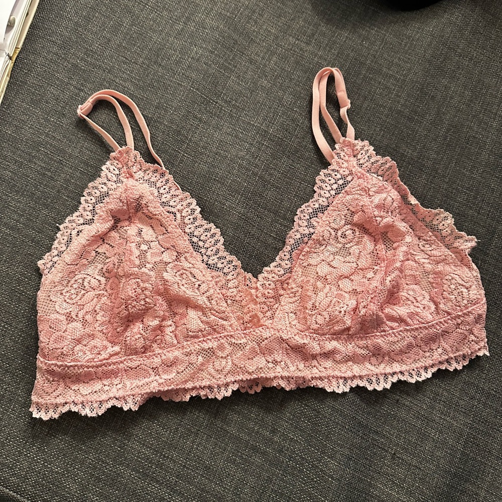 Talula Lace Bralette in Soft Pink